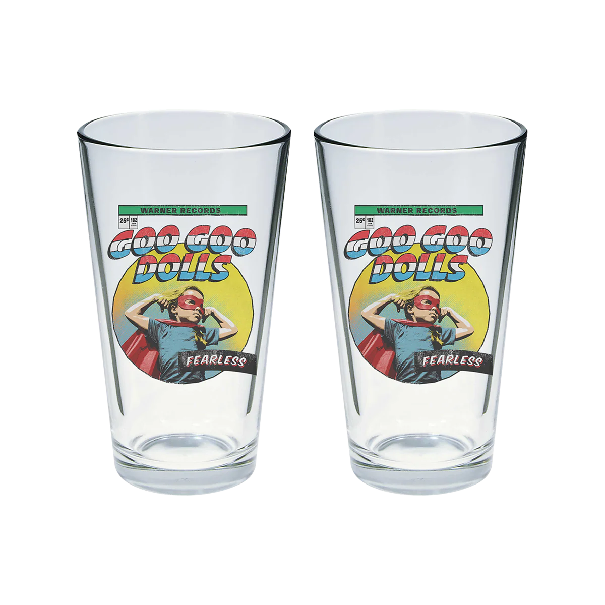 Fearless Pint Glasses Set